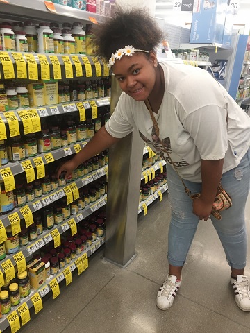 summer youth student working at walgreens